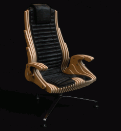 Parametric Office Chair Free DXF File
