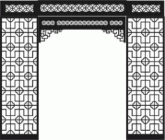 Partition Of The Alta For Laser Cut Cnc Free Vector File, Free Vectors File