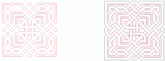 Pattern Pair Art Free DXF File