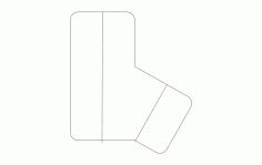 Pen Holder Simple Free DXF File