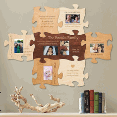 Photo Frames Puzzle Free Vector File