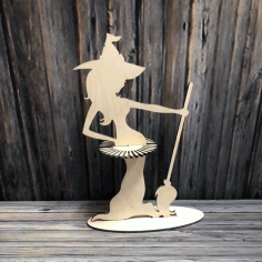 Plywood Doll Napkin Holder Laser Cutting Free Vector File