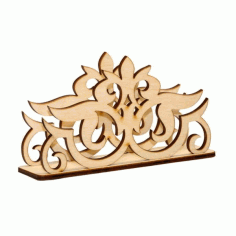 Plywood Napkin Holder Pattern Laser Cutting Free Vector File