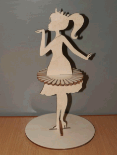 Princess Napkin Holder Plywood Template For Laser Cut Free Vector File