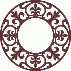 Privacy Partition Window Grill Round Panel For Laser Cut Free Vector File