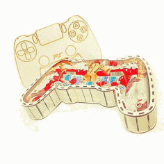 Ps Controller Candy Box Game Handle Gift Box Free Vector File