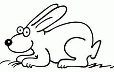 Rabbit 2 Free DXF File