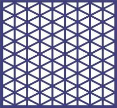 Repeating Triangle Pattern Free DXF File