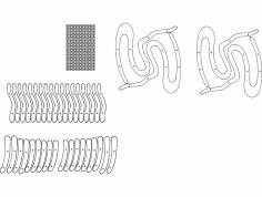 Rocking Chair 15 Mm Free DXF File