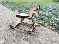 Rocking Horse Template Free DXF File