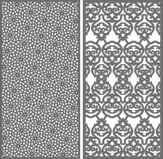 Room Dividers Modern Pattern For Laser Cutting Free DXF File