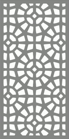Room Partition Circular Baffle Pattern For Laser Cutting Free DXF File