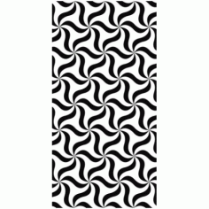 Seamless Monochrome Abstract Triangle Pattern Free DXF File