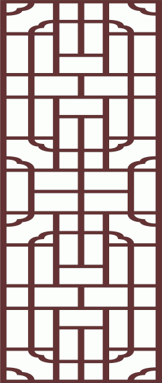 Seamless Separator Screen Pattern For Laser Cut Free Vector File