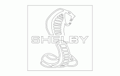 Shelby Logo Free DXF File