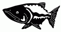 Silhouette Fish 39 Free DXF File