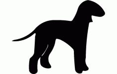Silhuette Dog Free DXF File