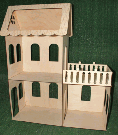 Simple Miniature Dollhouse Kit 3mm For Laser Cut Free Vector File