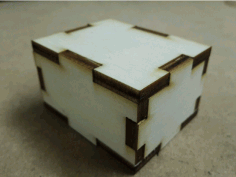 Simple Parametric Box Generator For Laser Cut Free DXF File