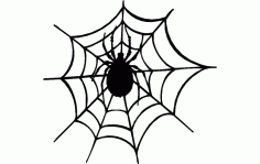 Spider And The Web Free DXF File