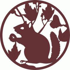 Squirrel Shaped Modern Privacy Partition Panels Screen For Laser Cutting Free DXF File