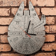 Star Wars Millennium Falcon Clock Free DXF File