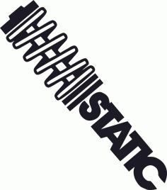 Static Logo Vector Free DXF File