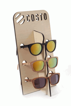 Sunglasses Holder For Laser Cut Free Vector File