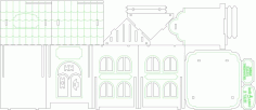 Tea Houses Layout For Laser Cut Free Vector File