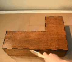 Tetris Modular Book Shelf Laser Cut Free DXF File