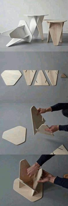The Innovative Wedge Side Table For Laser Cut Free Vector File