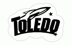 Toledo Rockets Logo Free DXF File