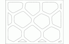 Voronoi Pattern Free DXF File