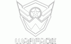 Warface Logo Free DXF File