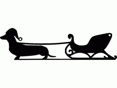 Wiener Sleigh Laser Cut Free DXF File