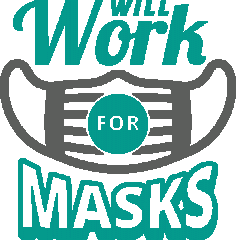 Will Work For Masks Coronavirus Disease covid-19 Free DXF File