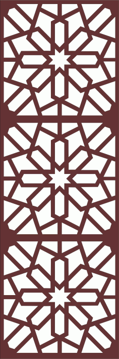 Window Grill Seamless Panel For Laser Cut Free Vector File