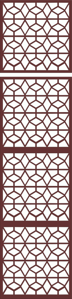 Window Grill Seamless Pattern For Laser Cut Free Vector File