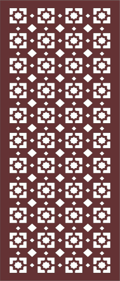 Window Jali Floral Seamless Panel For Laser Cut Free Vector File, Free Vectors File