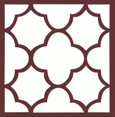Window Jali Seamless Screen Panel For Laser Cut Free Vector File
