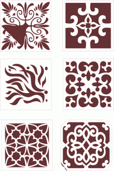 Window Screens Set For Laser Cut Free Vector File