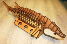 Wine Box Shaped Like Silkworm Fish For Laser Cut Cnc Free DXF File