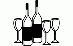 Wine Rack Signs Free DXF File