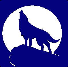 Wolf On Mountain Free DXF File