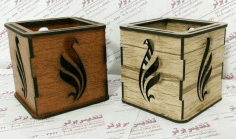 Wooden Box For Pens Pencils For Laser Cut Free Vector File, Free Vectors File