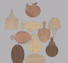 Wooden Cutting Board Designs Laser Cut Free Vector File, Free Vectors File