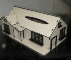 Wooden Home Design For Laser Cut Cnc Free DXF File