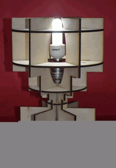 Wooden Lari Lamp Decorative Free DXF File