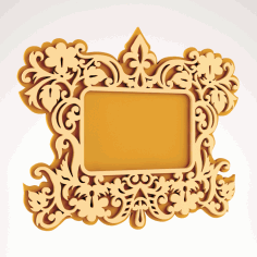 Wooden Mirror Cnc Project Free DXF File