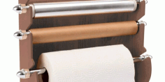 Wooden Napkin Holder For Kitchen For Laser Cut Free DXF File